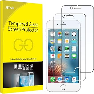 JETech Screen Protector for iPhone 6 and iPhone 6s, Tempered Glass Film, 2-Pack
